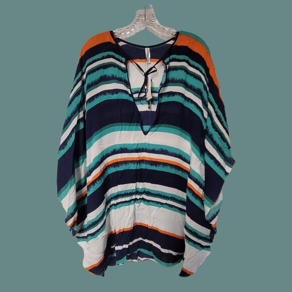 VIX PAULA HERMANNY Cover Up Caftan Swim SMALL - Picture 2 of 4